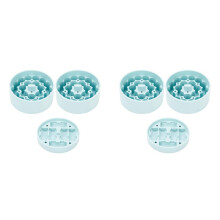 Silicone 3ml Vial Insert (2 Short +4 Tall) for Hydrapeak Food Jars,Vial Insert Peptide Storage for 32/25/18oz Hydrapeak