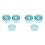 Silicone 3ml Vial Insert (2 Short +4 Tall) for Hydrapeak Food Jars,Vial Insert Peptide Storage for 32/25/18oz Hydrapeak 1