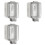 3X Outdoor Electrical Outlet Box,IP66 Waterproof & Lockable Enclosure,20A Rated with Double Socket for Gardens 1