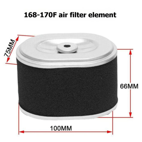 2X Gasoline Engine Air Filter Element for  GX160 GX200 168-170F Engine