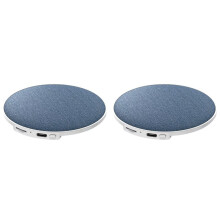 2X  Bedroom Pillow Speaker, Under Pillow Sound Machine with White Noise, 9D Stereo Surround Sound