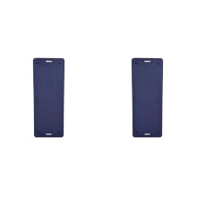 2X Flat Baffle Prevent Scratches for Yacht Motorboat Boat Bumper 3 Layer EVA Boat Baffle with Rope Small