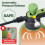 2X 1/2 Gallon Pump Sprayer with Flexible Adjustable Nozzle, Hand Pump Pressure Sprayers with Built-in Measuring Cup 3