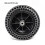 2X Conjunto de Pneu Sólido Tipo Colmeia de 8 Polegadas com Cubo de Roda 200X45-110 para Scooter Elétrica e Cadeira de Rodas. Não Inflar. Diâmetro 4