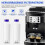 4X DLSC002 Soft Water Filter 50L for  DLSC002 Coffee Machine, Compatible with ECAM ESAM 8