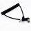 2X Video Cable Coaxial Cable Camera PU Spring Wire Right Angle BNC to Right Angle BNC 5