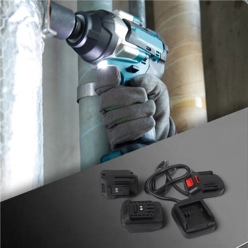 2X Expansion Cable Battery Adapter Splitter Extended Cable 18V Battery Connector Weight Reducer High Power for 2