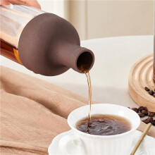 2X Cafetera de Café Frío de 1000 Ml, de Vidrio de Borosilicato de Alta Calidad, para Uso Doméstico, Tetera de Frutas para Café Frío B