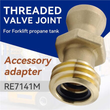 2X Raccord pour Réservoir de Propane RE7141M, Raccord Mâle, Adaptateur de Vanne pour Chariots Élévateurs GPL