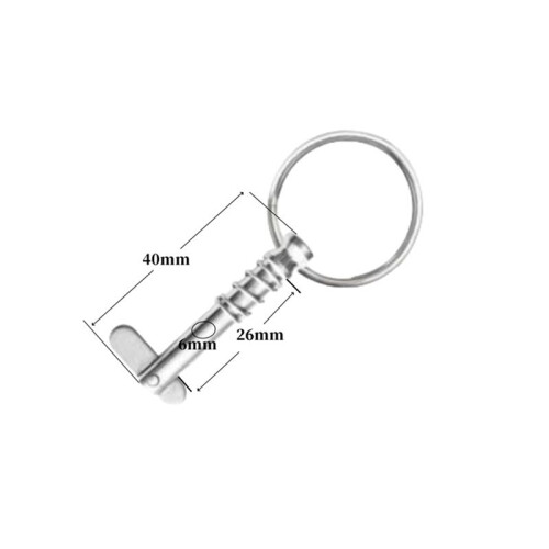 2X Quick Release Pin Pull  Boat Deck Hinge Boat Top Deck Hinge Fitting Quick Release Marine for Ship Building 2