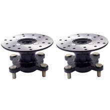 2X Front 15MM 4xM8 Stud Brake Wheel Hub & Pad for 50cc 110cc ATV Rim Tire Go Kart Buggy Karting UTV Quad Bike Part