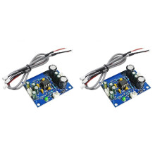 2X 5532 Preamplifier Board Kit 12-35V Single Power Supply Interchangeable Single Power Front Panel