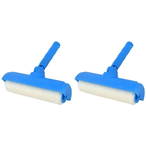 2pcs 10-Inch Ceiling Paint Roller with Adjustable Shield for Splatter-Free Painting