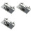 3X for VC008 Multi-Needle Sewing Machine 12 Presser Foot  Guide 12 Presser Foot 1