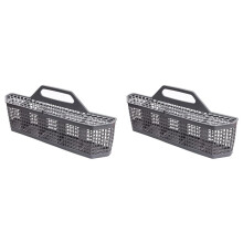 2X Universeller Ersatz-Besteckkorb für Geschirrspüler, WD28X10128, Geschirrspülerkorb, Kompatibel mit Nr. WD28X10127, WD28X10132