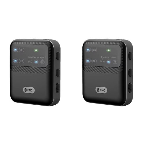 2X Upgrade  6.0 Audio Receiver Transmitter ENC Wireless Broadcast One with Multiple Audio System with Mic 1