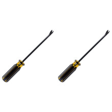 2X Staple Lifter Tack-Nail Pin Remover Handle Upholstery Puller Pry Bar Hand Tools for Lifting Tacks Studs