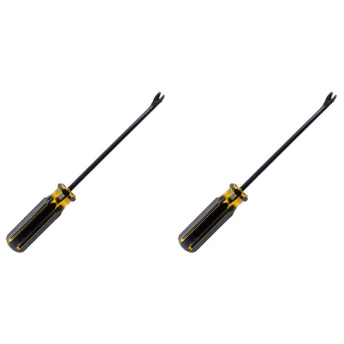 2X Staple Lifter Tack-Nail Pin Remover Handle Upholstery Puller Pry Bar Hand Tools for Lifting Tacks Studs
