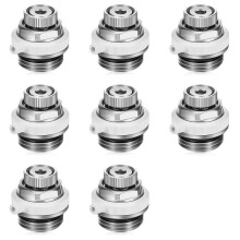 8X Volledig Automatische Ontluchter, Automatische Afsluiting, Zelfontluchtende Radiatorklep 1/2 Inch voor Verwarmingssystemen