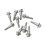 20Pcs Engine Valve Cover Bolts Screws 224512G600 for  , Model 2