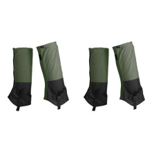 4X Hiking Legging Gaiters - Waterproof, Anti-Snake Bite Protection, Zippered Leg Wrappers for Men & Women
