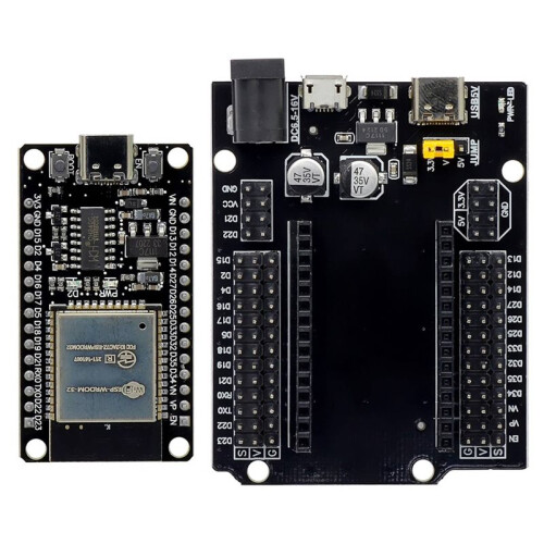 2X USB Type-C ESP32 Development Board CH340C WiFi +  Ultra-Low Power Dual-Core ESP32 30P DEVKIT V1 Power Board 2