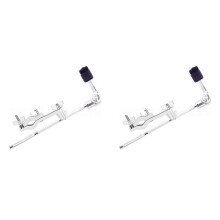 2X Drum Set Clamp Cymbal Extension Stand Drum Stand Clamp Practice Tool Snare Drum Percussion Instruments Parts
