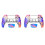 2X Game Controller Replacement Front Case for PS5 Game Controller Modification BDM-010 BDM-020 BDM-030 Shell Cover 2