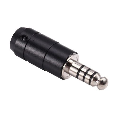 2X Replacement Helicopter Headset Plug Adapter U-174/U Assemble Type for  David Clark Helicopter Headset Black 2
