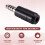 2X Replacement Helicopter Headset Plug Adapter U-174/U Assemble Type for  David Clark Helicopter Headset Black 5