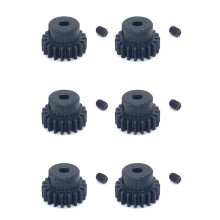 6X Stahl 19T Motorzahnrad Ritzel 124016-2178 für 144002 144010 124016 124017 Brushless RC Car Upgrades Teile