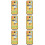 6X Wireless Switches 3-Speed Timing Remote Control for E27 Ceiling Fan Light 1-4h Timing Remote Control 2