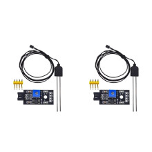 2X Módulo Detector de Sensor de Umidade Do Solo Teste de Umidade Do Solo Sonda de Resistência
