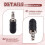 2X Replacement Helicopter Headset Plug Adapter U-174/U Assemble Type for  David Clark Helicopter Headset Black 6