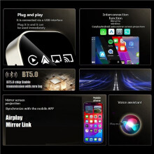 2X Wireless CarPlay 4in1 AI Box Airplay/Mirror Link/Android Auto/Carplay USB Dongle Adapter A