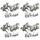 24X Guitar String Knob Grover String Winder Fully Enclosed Guitar String Tuning Pegs Keys Tuners Machine Heads 1