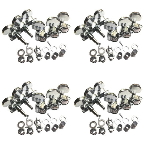24X Guitar String Knob Grover String Winder Fully Enclosed Guitar String Tuning Pegs Keys Tuners Machine Heads