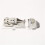 2X Motorcycle Trunk Lock Hinge with Detachable Stainless Steel Buckle 1