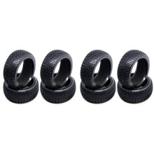 8 Peças 109Mm 1/8 Rc Off-Road Buggy Pneu de Borracha de Carro para Hsp Redcat Losi Hpi Mp9 Hobao Upgrade Peças