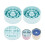 Silicone 3ml Vial Insert (2 Short +4 Tall) for Hydrapeak Food Jars,Vial Insert Peptide Storage for 32/25/18oz Hydrapeak 10