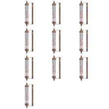 10pcs 10 Inches New Premium Steel Indoor/Outdoor Thermometer Wireless Decorative