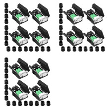 12PCS DB9 Female Breakout Connector,DB9 Solderless RS232 D-SUB Serial to 9-Pin Port Terminal Adapter Connector