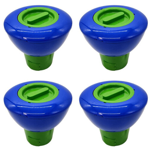 4X Dispensador de Pastilhas de Cloro/Bromo para Piscinas, Spas, Banheiras de Hidromassagem e Fontes de 7 Polegadas 1