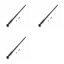 3X Decoración de Antena de Parachoques Delantero de Simulación de Nylon para MN78 1/12 RC Car Upgrade Parts Accessories