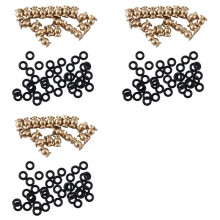 60PCS Brass Shock Joint Balls Pivot Balls with O-Rings for 1/24 RC Crawler Car Axial SCX24 Upgrade Parts
