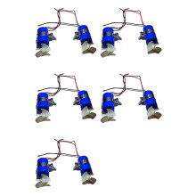 5 Pair RC Jet Boat Underwater Motor Thruster 7.4V 16800RPM CW CCW 3-Blades Propeller for DIY Micro-ROV Robot RC Bait