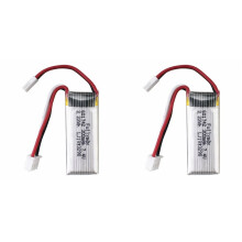 2X Geeignet für F959 XK A600 A700 A800 A430 Li-Ion Akku für RC Glider 7,4V 300Mah