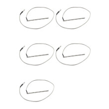 5X 6 Cordes Haute Sensibilité Guitare Acoustique Pont Selle Tige Piézo Métal Tige Folk Guitare Pick- Bâton Guitare Accessoires