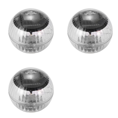 3X Solar Floating Pool Light Waterproof Colorful LED Solar Glow  Lamp