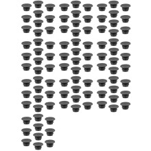 100 Pack Cycling Bike Handlebar Bar End Plugs Locking Caps for Road Bike BMX MTB Scooter